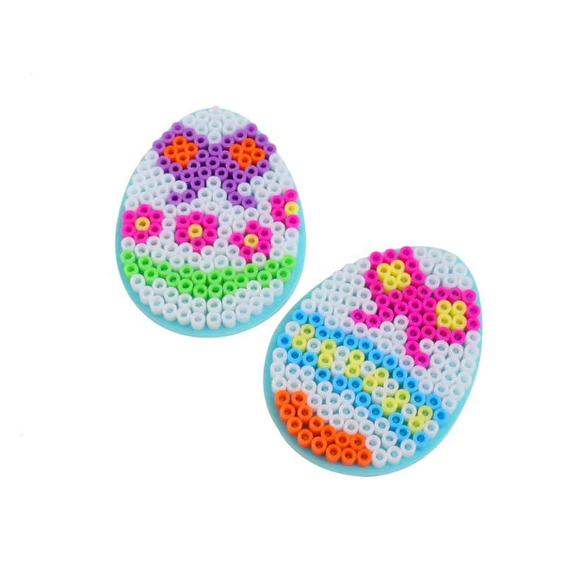 

JINLETONG Easter eggs DIY 3D Puzzle hama beads 5mm Set children plastic iron beads toys hama fuse beads for kids toys