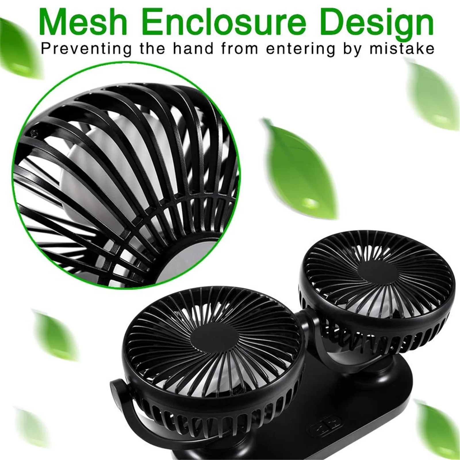 2021 Новый 360 ° Usb вентилятор кулер охлаждения мини Портативный 3 Скорость супер