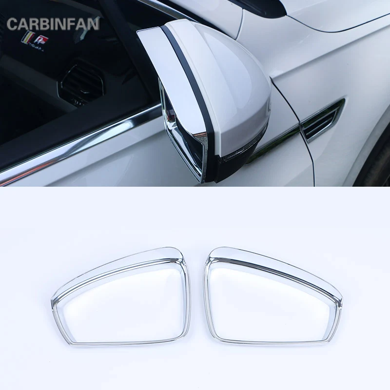 2 шт. Автомобильный дизайн ABS хромированное боковое зеркало заднего вида