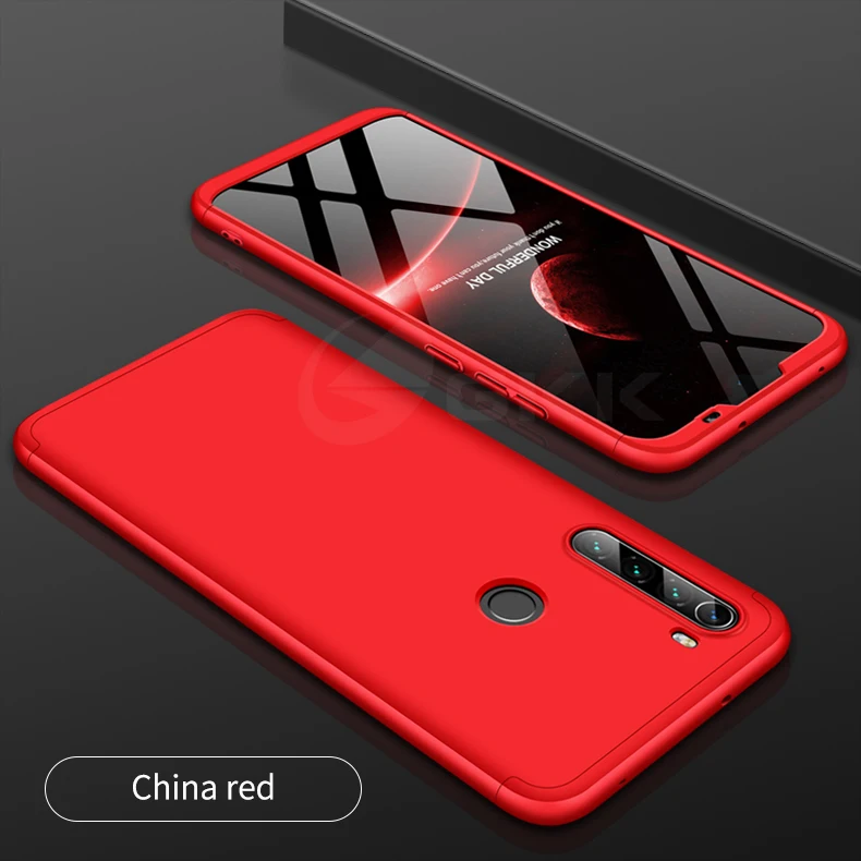GKK Роскошный чехол для Xiaomi Redmi Note 8T 5 7 8 Pro полная защита противоударный 3 в 1 жесткий чехол для Xiaomi Redmi Note 8 Pro Чехол