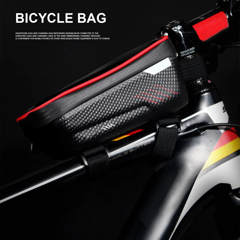

Bicycle Cycling Front Top Tube Frame Bag Mountain Bike Waterproof Phone Holder Case B2Cshop