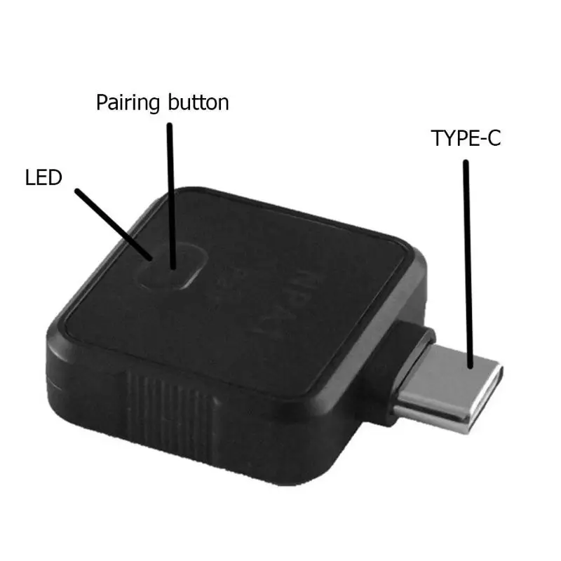 Портативный беспроводной адаптер с Bluetooth Dongle Mini usb type C передатчик наушников для Ns switch PS4