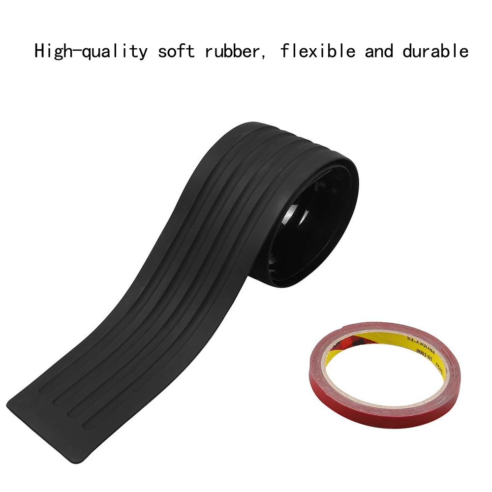 Car Styling Black Rubber Rear Guard Bumper Protector Trim cover for citroen c4 skoda seat leon ibiza mazda 6 mini cooper golf 7 |