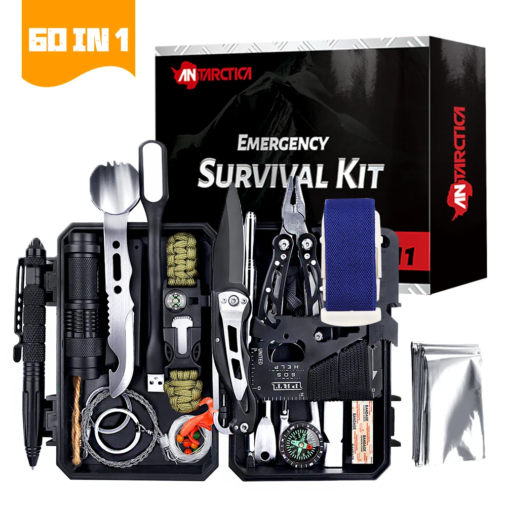 59 в 1 инструменты для выживания на природе кемпинга пешего туризма
