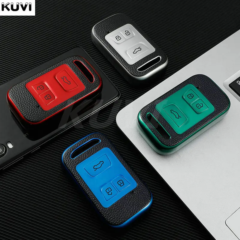Leather Tpu Car Key Cover Case For Chery Tiggo 3 5x 4 8 Glx 7 2019 2020 Smart Remote Fob Case Holder Protect - - Racext™️ - - Racext 17