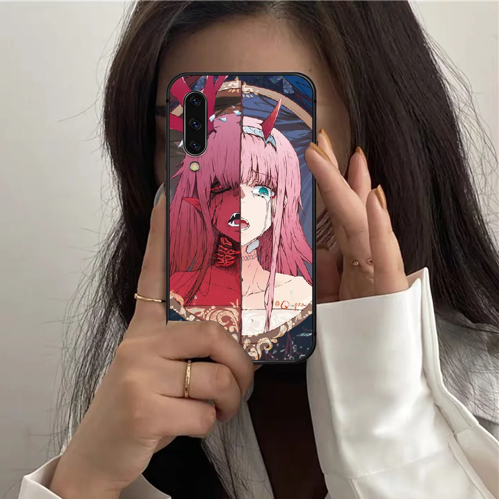 

Zero two Phone Case For Samsung Galaxy A 72 52 71 70 51 41 40 31 30 21 20 10 S J 5 6 7 2017 2018 black Shell Soft Hoesjes