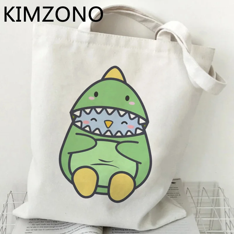 

Dinosaur shopping bag eco reusable handbag shopping tote canvas bag sac cabas bolsas reutilizables string sacola grab