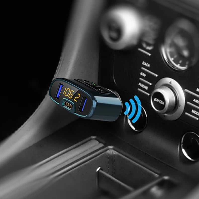 Автомобильный MP3 плеер CDEN PD с функцией быстрой зарядки Bluetooth 5 0 FM передатчик