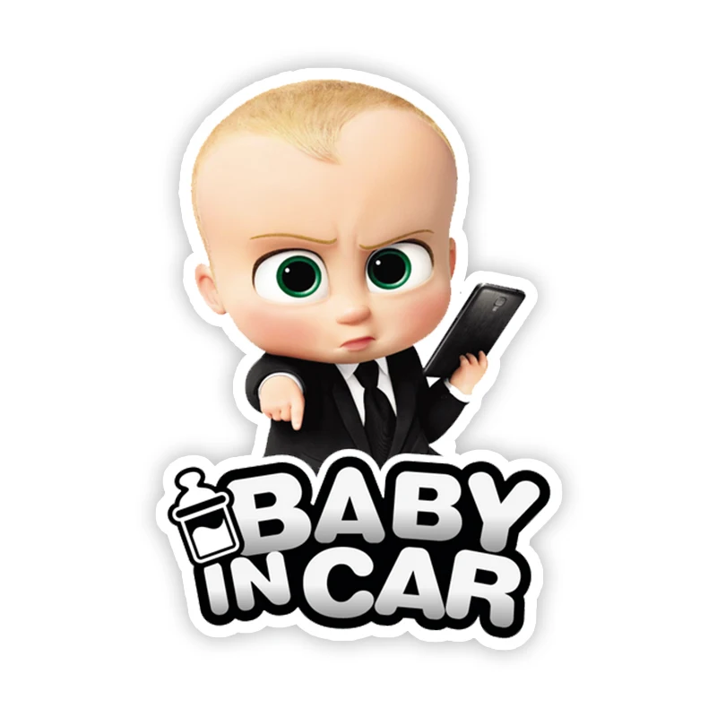 

Warning sign：Self-adhesive Decal Baby In Car Car Sticker Waterproof Auto Decors Cover Scratches