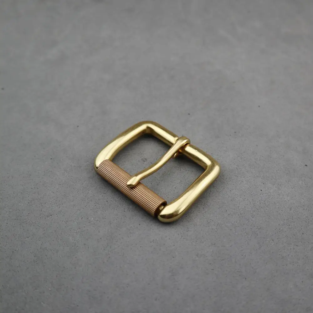 DIY Leahtercraft аппаратное обеспечение 1-1/2 ''(38 мм) Бор твердая латунная пряжка ремня Ролик Пряжка#90311-B38