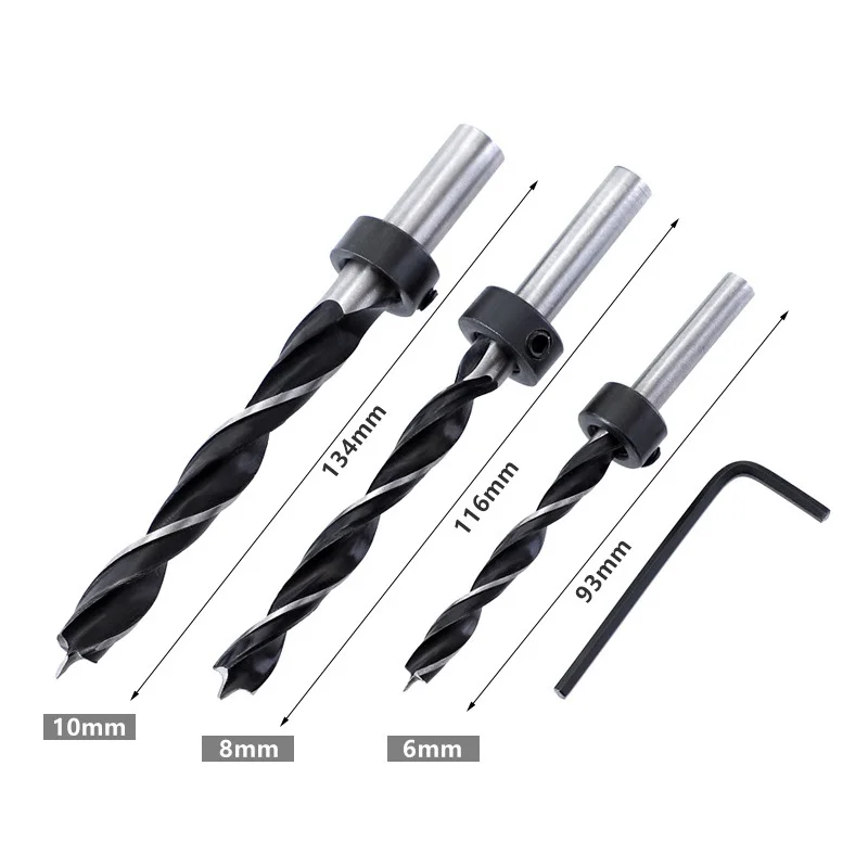 

Woodworking Pocket Hole Jig 6/8/10mm Self-centering Doweling Jig Drill Guide For Locator Hole Puncher Carpentry Tools