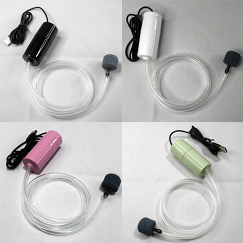 Портативный аквариумный USB кислородный воздушный насос для аквариума бесшумные