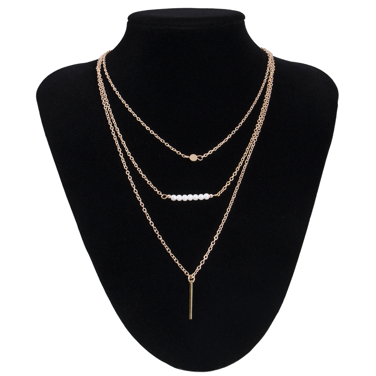 Женское колье с цепочкой очаровательное ювелирное изделие массивное