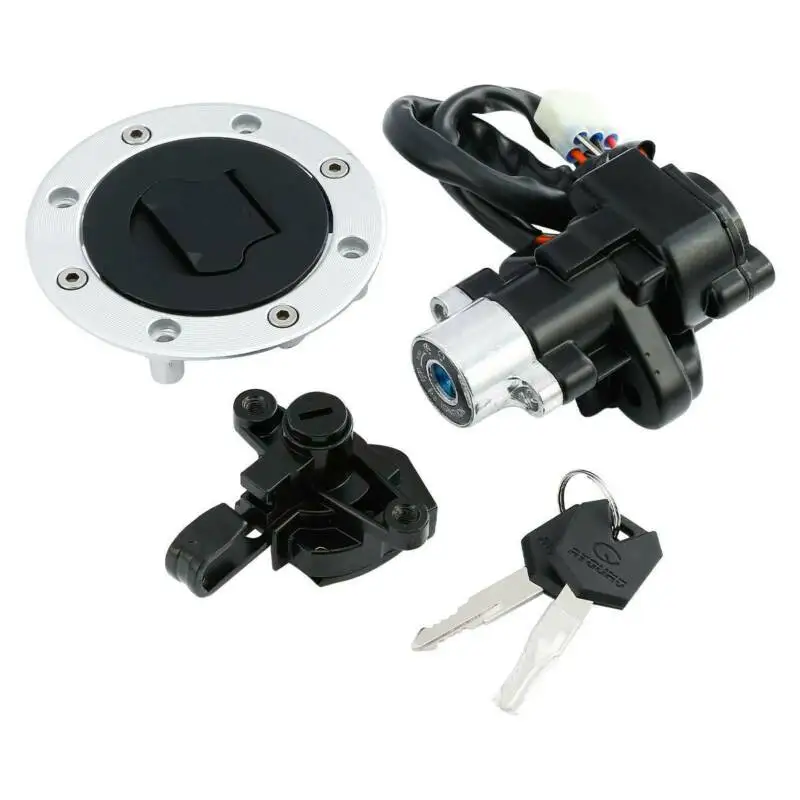 Переключатель зажигания мотоцикла газ топливный колпачок замок сиденья ключи