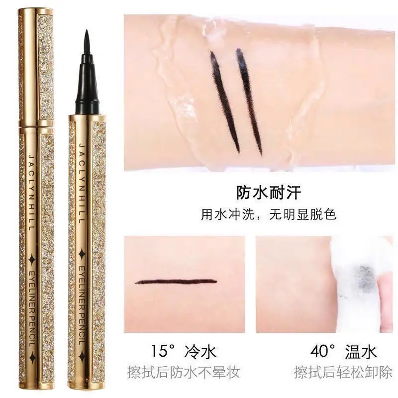 2020 women 1 Pcs Eyeliner Liquid Pen Waterproof Long Lasting Quick Drying Smooth Makeup Beauty matte eyeliner stamp eye pencil |