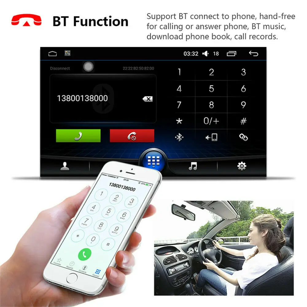 Универсальный автомобильный стерео DVD плеер 1din Android 9 1 выдвижной 7 дюймовый