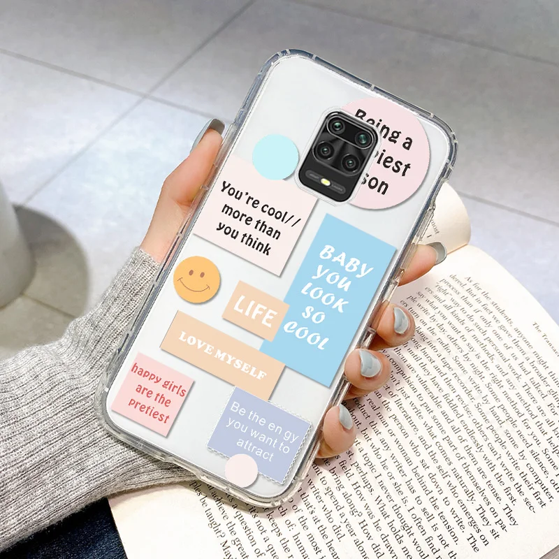 

Transparent Case For Xiaomi Redmi Note 9 10 Pro 9S 10S 9A 9C Case Soft Case Mi 10T Pro Note 10 Lite Poco F2 Pro X3 NFC M3 Covers