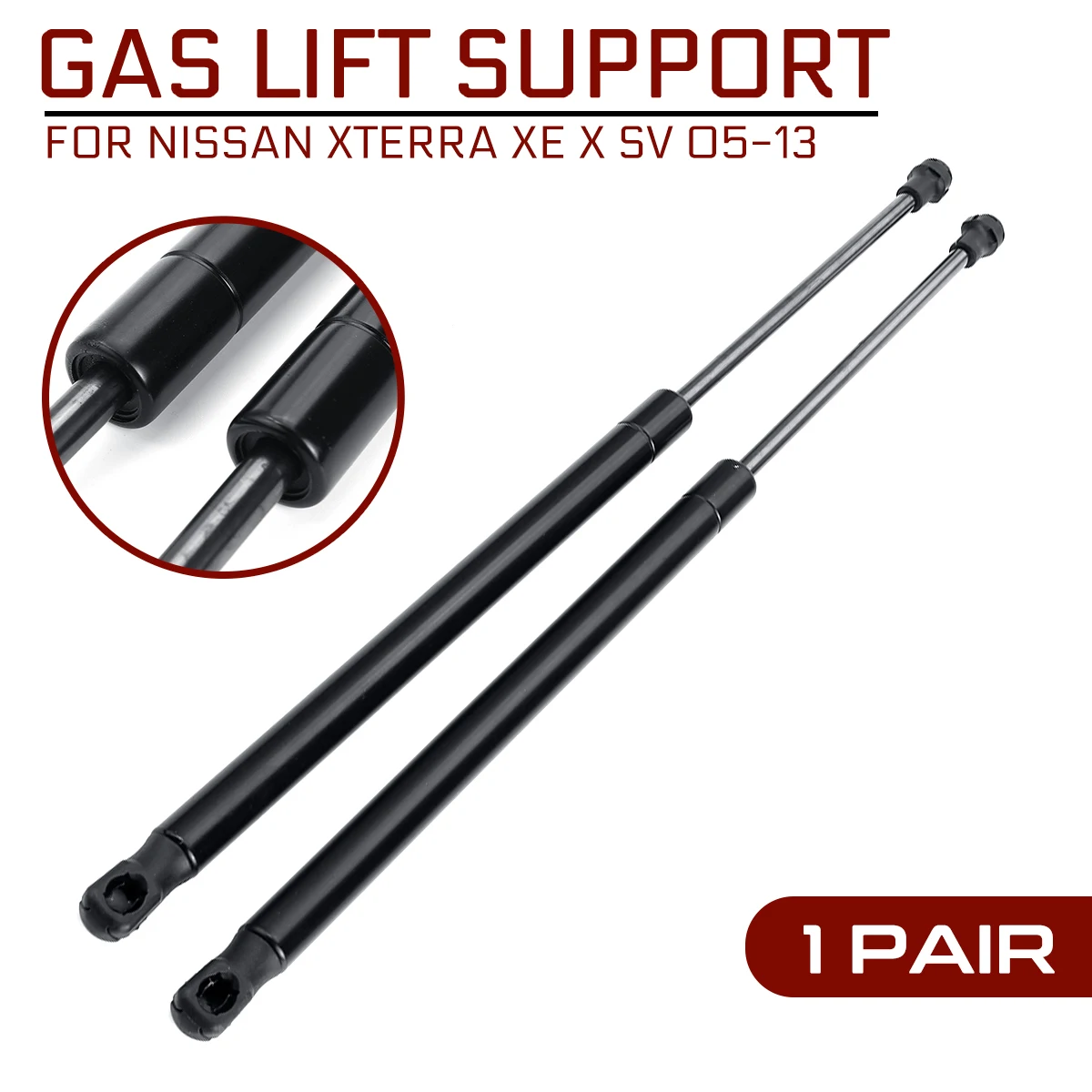 

Rear Trunk Tail Gate Tailgate Boot Gas Spring Shock Lift Struts Support Rod For Nissan Xterra XE X SV Off-Road Base Sport 05-13