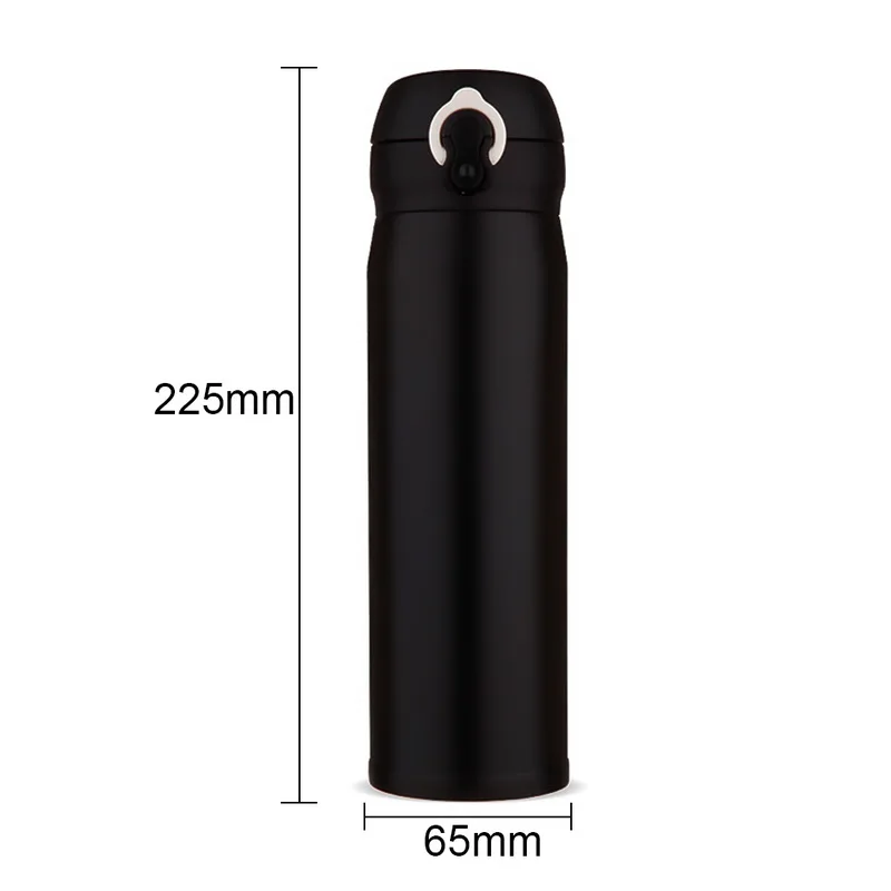 Термокружка из нержавеющей стали с двойными стенками 500 мл вакуумные фляжки для