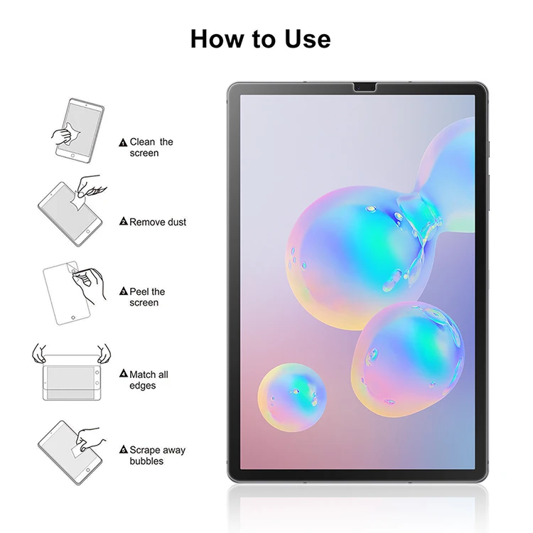 Защита экрана для Samsung Galaxy Tab S6 10 5 T860 T865 SM 2.5D Закаленное стекло Защитная
