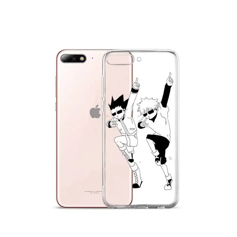 

Hunter X Hunter Killua Zoldyck Anime Phone Case Transparent iPhone Samsung A S 11 12 6 7 8 9 10 20 Pro X XS Max XR Plus lite
