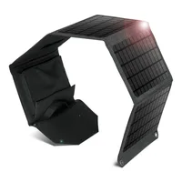 Sunshine Power 18W 24W 30W Solar Panel Foldable Portable Charger Battery For Phone Laptop Light Fan Camping Outdoor