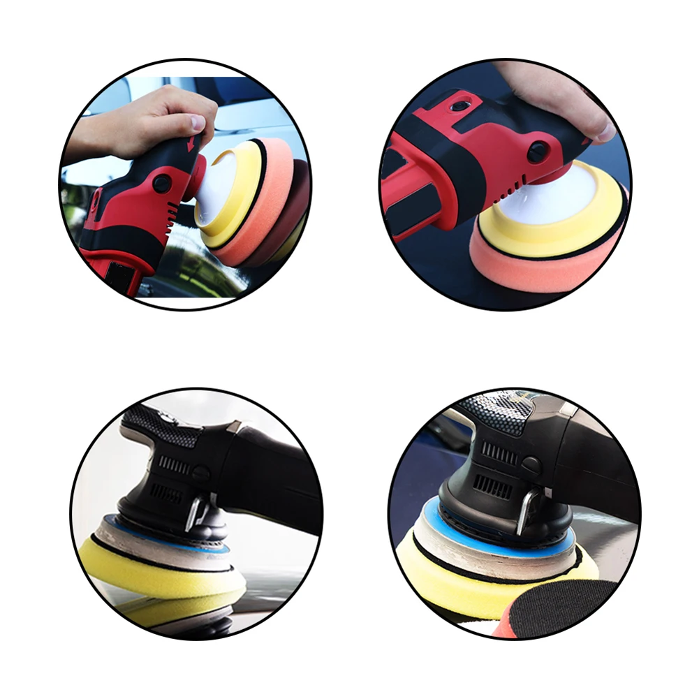 6pcs 3 дюйма полировки полировальные накладки для автомобиля Краски набор губок