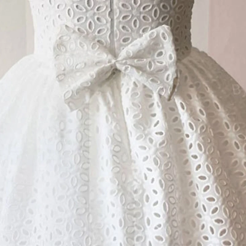 Детское Хлопковое платье с вышивкой для девочек на день рождения | Детская одежда