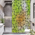 Пленка для окон, цветной треугольник без клея, защита от солнца и тепла, для домашнего декора
