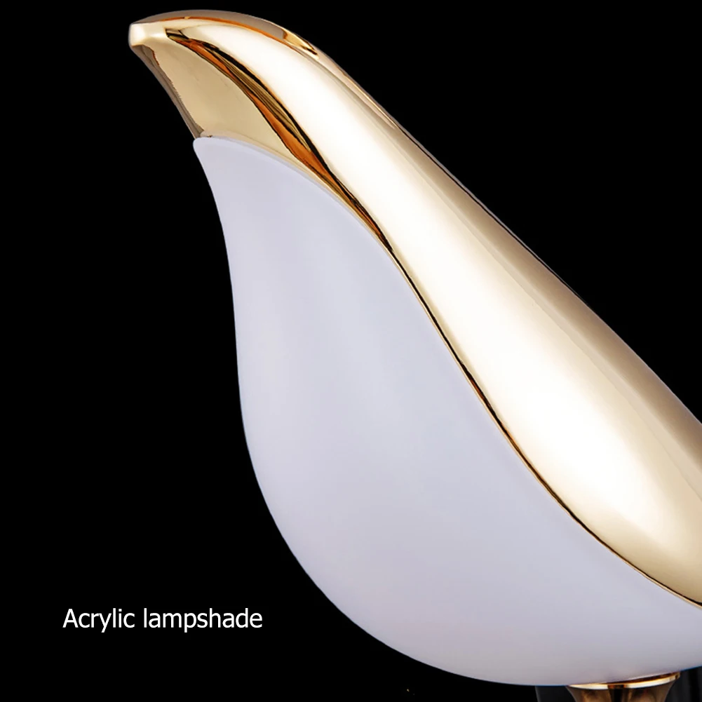 

Postmodern Bird Shaped Led Wall Lamps Simple Creative Magpie Hallway Stairs Sconce Lamp Bedroom Bedside Light Home Decoration