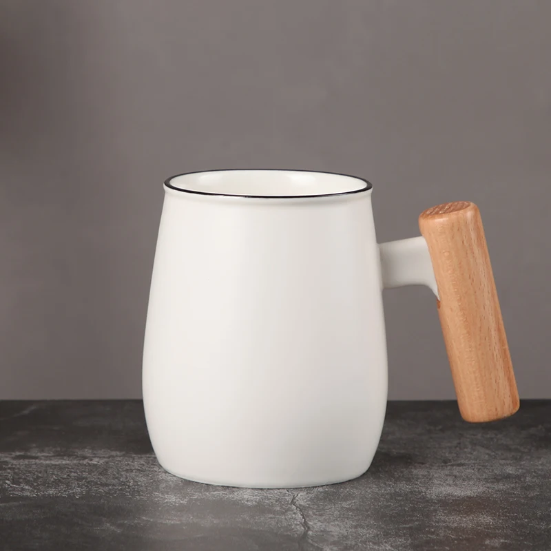 Симпатичная керамическая кружка чашка с крышкой ложкой средним пальцем