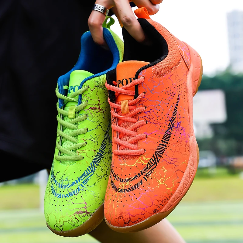 Badminton Shoes Men Professional Training Sport Shoes Breathable Light Sneakers Men Athletic Shoe Anti-Slippery Tennis Sneakers