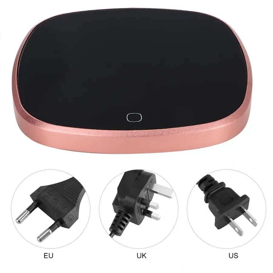 Водонепроницаемый сенсорный мини термостат 15 Вт Подогреваемая подставка для