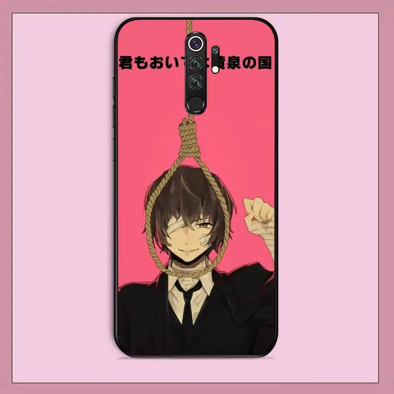 TOPLBPCS Japan anime bungou stray dogs Dazai Osamu DIY phone Case cover Shell for RedMi note 9 4 5 6 7 5a 8 pro max 4X 5A 8T | Мобильные