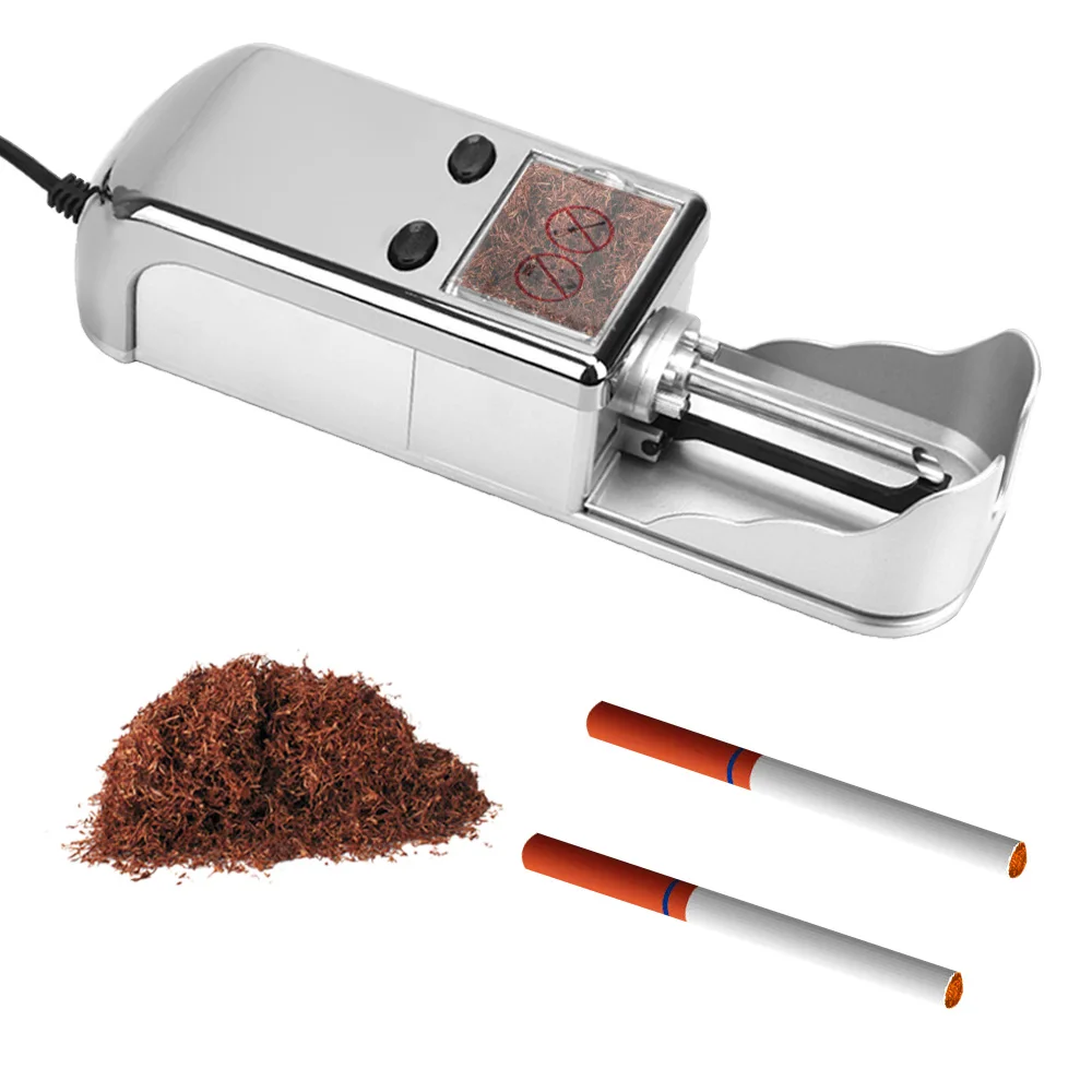 

Smoking Accessories Pipe Injector DIY Tobacco Roller Herb Tobacco Roller EU Plug Cigarette Rolling Machine Electric Automatic