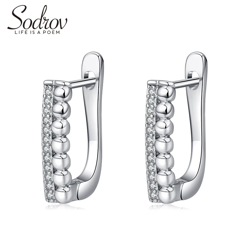 Женские серьги кольца из серебра 925 пробы|Серьги-кольца| |