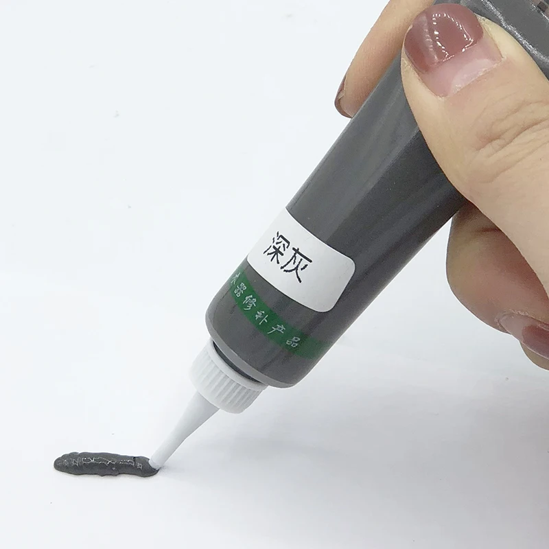 Furniture Paint Wood Repair Paste for Door Floor Refurbish Scratch Hole Cracks Remover 18g Dark Gray |