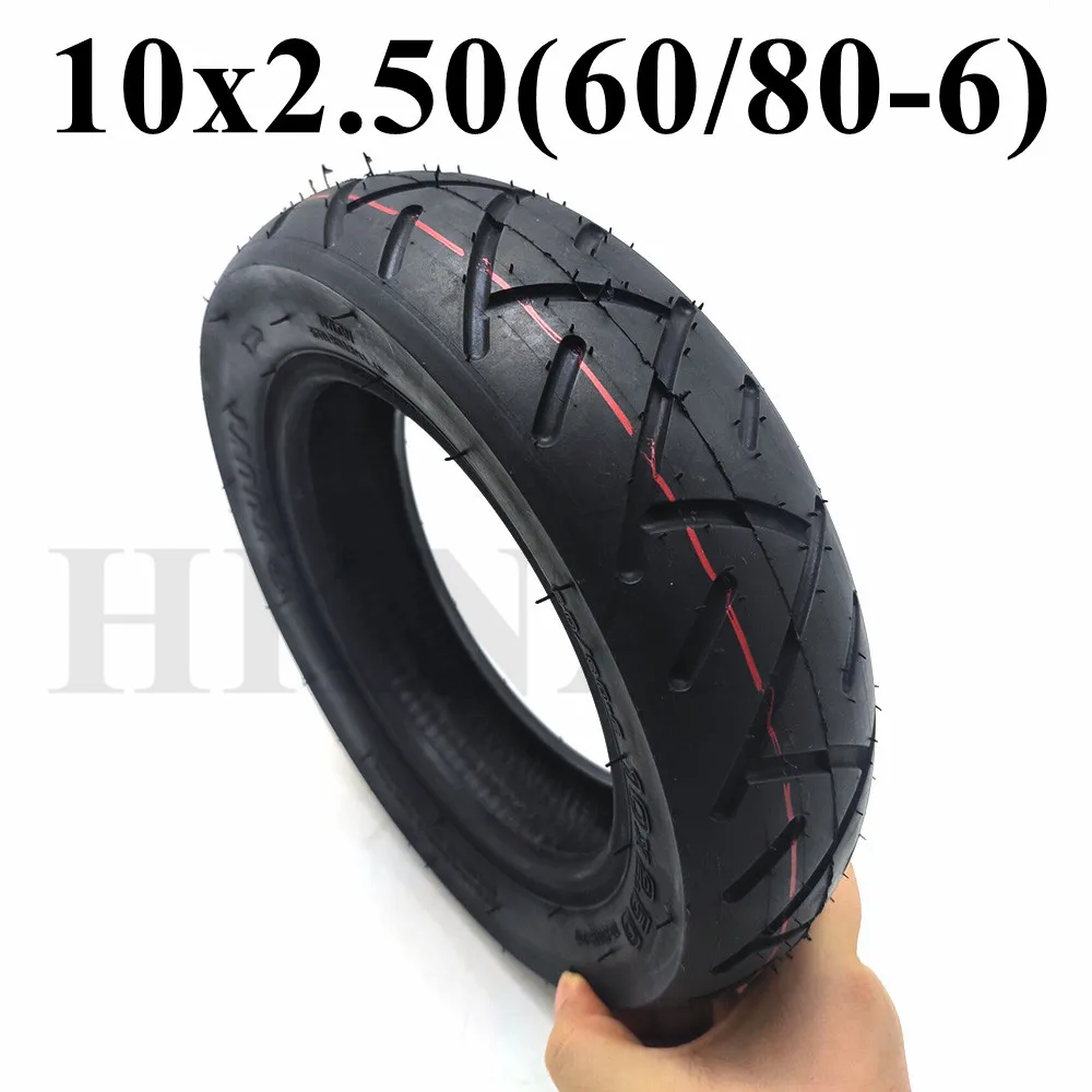 

Внутренняя внешняя шина 10x2,50, трубчатая шина 60/80-6, 10 дюймов, пневматическая шина для аксессуаров для электрического скутера