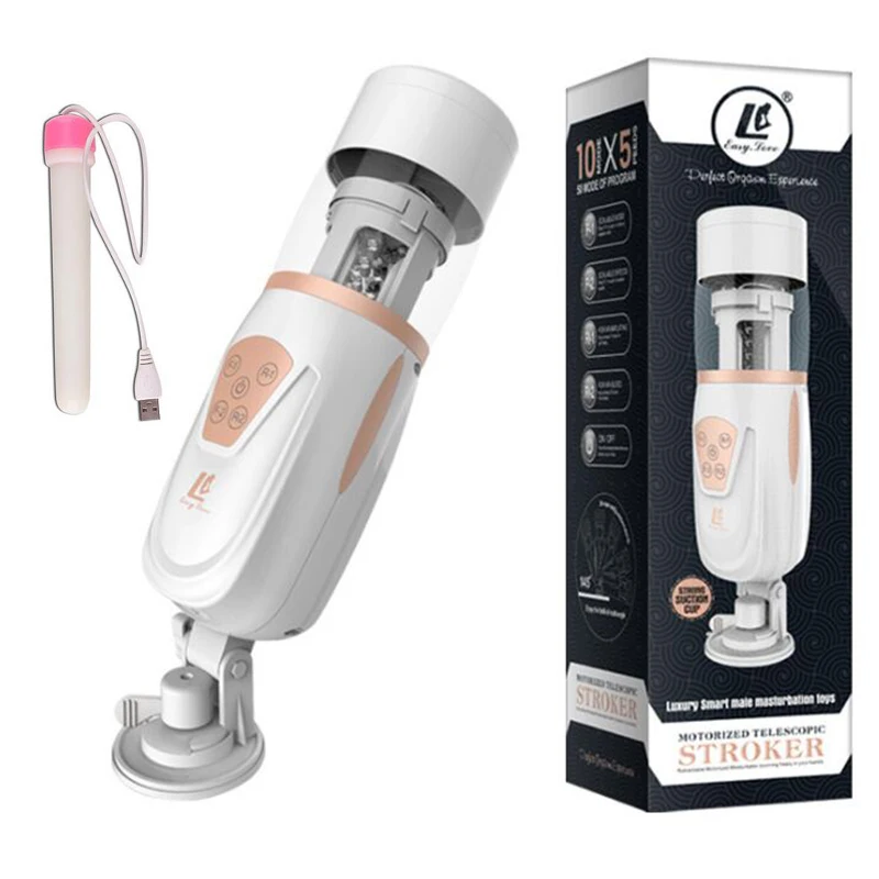 Легко Люблю сосать Мужской мастурбатор Hands free автоматический поршень