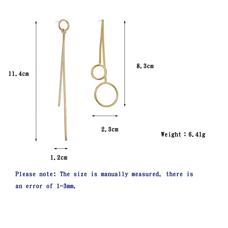 

Gold Jewelry Round Tassel 925 Silver Pin Drop Earring for Women 2021