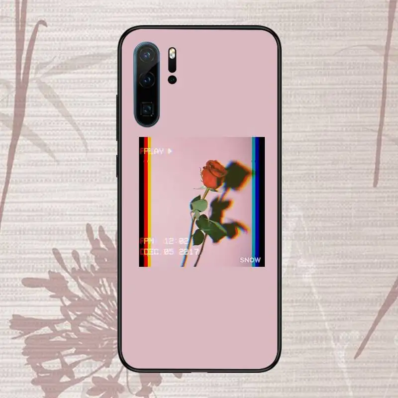

flower Art rose daisy Phone Case For Huawei P20 P30 P40 lite Pro P Smart 2019 Mate 10 20 Lite Pro Nova 5t