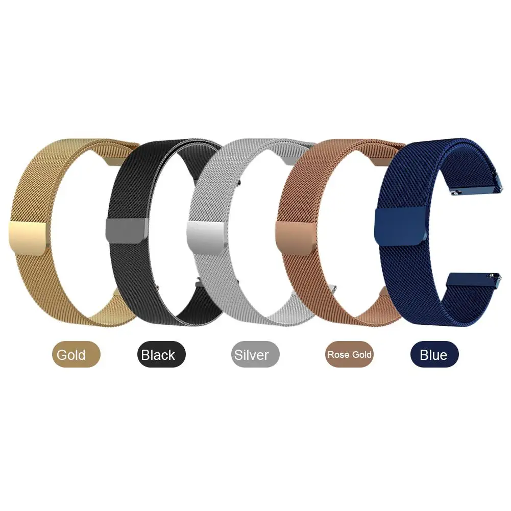 Для Fossil Gen 4 Q Venture HR/Gen 3 ремешок для часов Ремешок для часов Миланская петля магнитный ремешок для часов