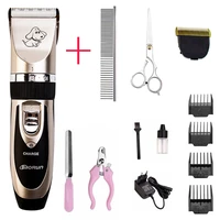 professional rechargeable pet cat dog hair trimmer grooming kit horse electrical clipper shaver set haircut machine
