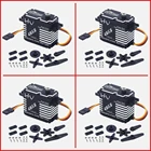 4 шт JX Servo BLS-HV7146MG 46 кг бесщеточный высокая точность Сталь Шестерни полный ЧПУ цифровой сервопривод для 15 RC автомобилей Грузовик вертолет робот