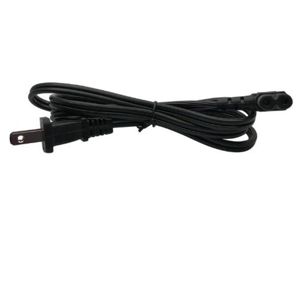 Черный ПВХ Медь 10A 250V 1 0 M (под углом 90 градусов) для IEC320 C7 в США Тайвань Канада