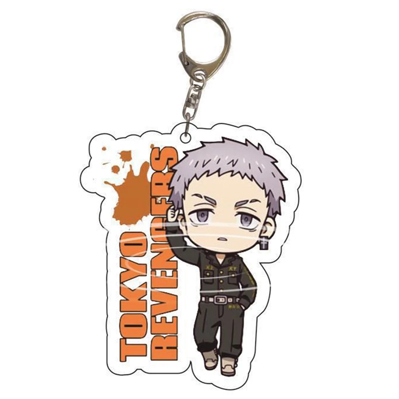 Anime Tokyo Revengers Character Sano Manjiro Key Chain Pendant Mikey Draken Cosplay Two-sided Acrylic Keychain Keyring Prop | Украшения и