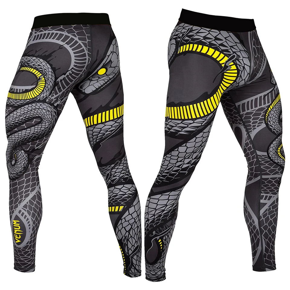 Snake Kick Boxing Mma Shorts Men mma Compression Pants Rashguard Boxe Thai Short Muay Crossfit Pant Fight Jerseys | Спорт и
