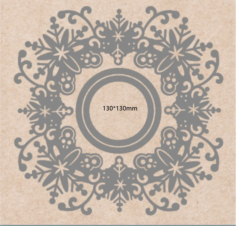 

Metal cutting dies snowflake round die cut mold card Scrapbook paper craft knife mould blade punch stencils