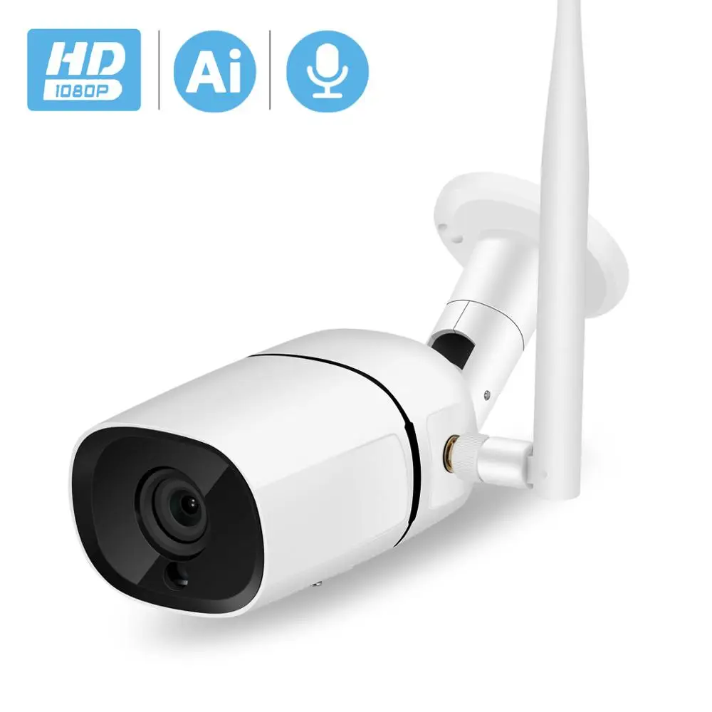 BESDER 1080P HD Wifi IP камера двухсторонняя аудио P2P 2MP CCTV обнаружения Ai наружная