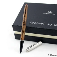 luxury quality jinhao 51 wooden stationery students business office 0 38mm 0 5mm medium nib fountain pen gift